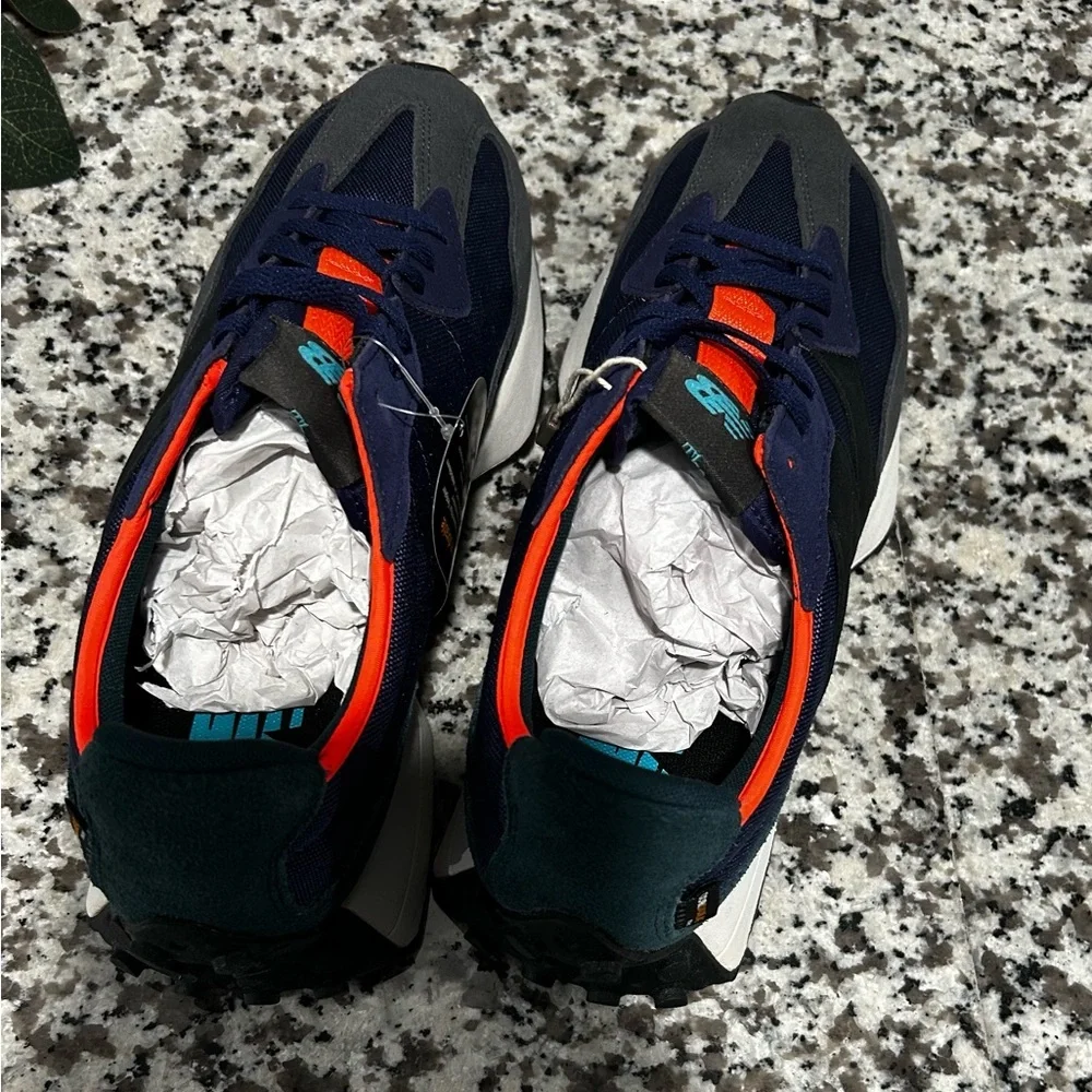 NWT New Balance 327’ Lagoon Storm Blue Shoes Sz 11. - Picture 15 of 16